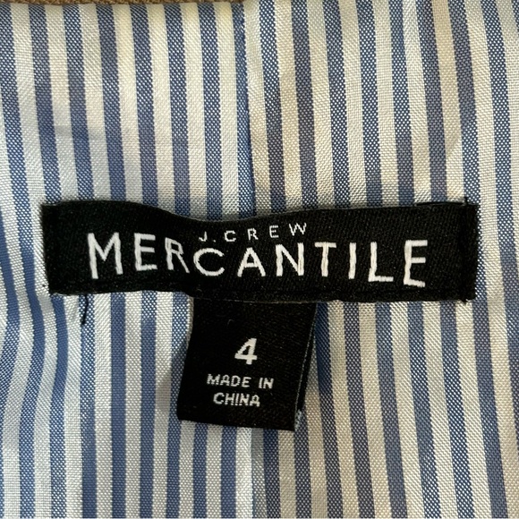 J Crew Original Schoolboy Khaki Blazer sz 4 Tailored Preppy Career Office - Picture 3 of 16